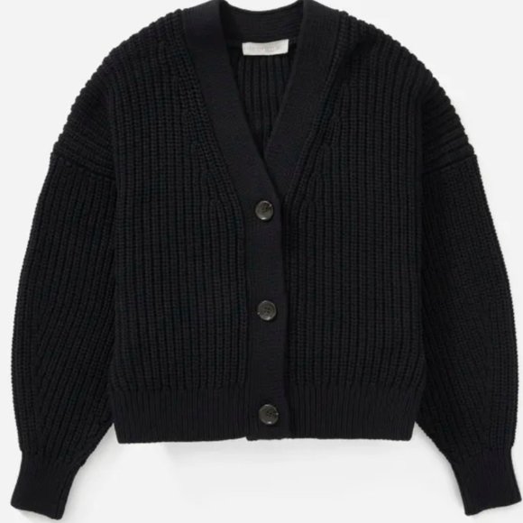 Everlane Sweaters - Everlane Texture Cotton Crop Cardigan nwot